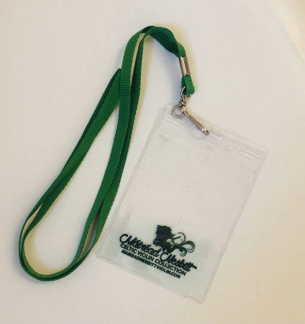 Máiréad Nesbitt Celtic Violinist Card Holder Lanyard
